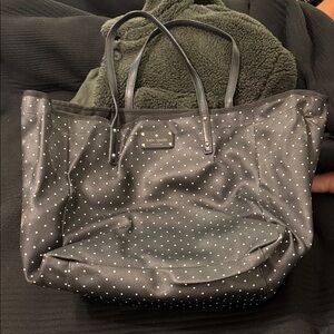 Kate Spade Black and White Dot Tote